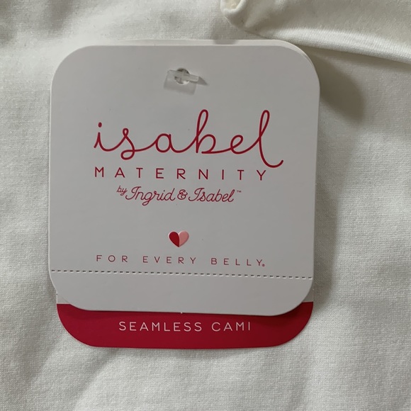 NWT Isabel Maternity Cami + Old Navy Striped 3/4 Sleeve Maternity Top - Picture 7 of 17